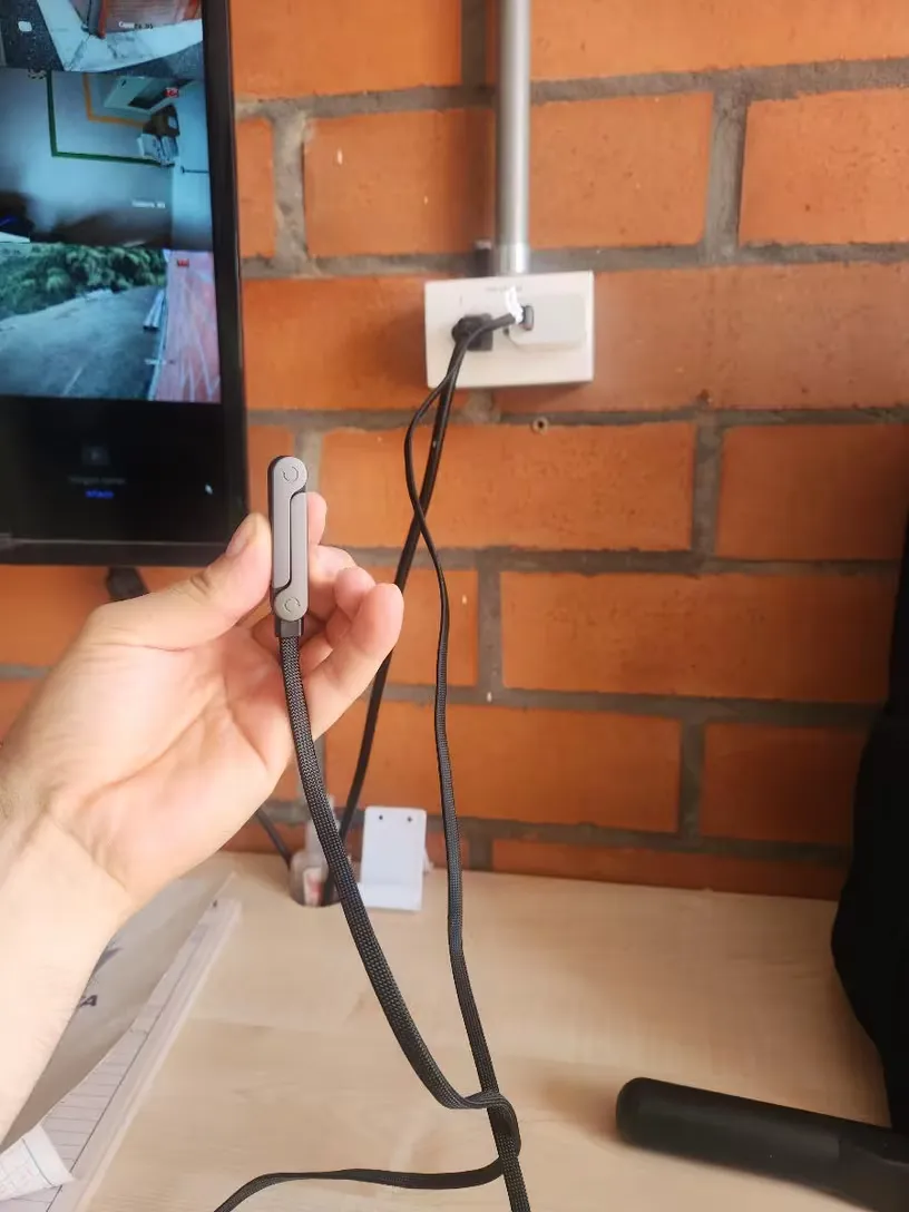 Foto de un cliente con el producto